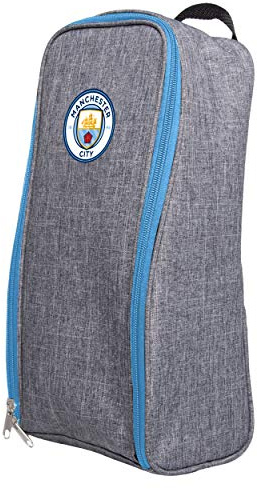 FOCO Officiell licensierad produkt Manchester City FC Grey skoväska