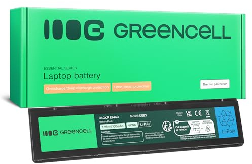 Green Cell Laptop batteri 34GKR 3RNFD PFXCR 909H5 F38HT WVG8T 0909H5 0WVG8T 451-BBFS för Dell Latitude E7440 E7450 (4 500 mAh 7,4 V)