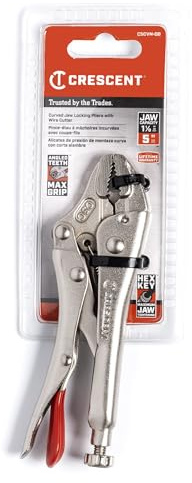 Crescent 5 Curved Jaw Locking Pliers with Wire Cutter - C5CVN-08
