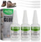 3 Pcs Pegamento Aceitoso Universal, Pegamento Aceitoso Multiusos 50g, Super Glue Gel for Plastic Metal Leather, Pegamento Aceitoso para Soldar
