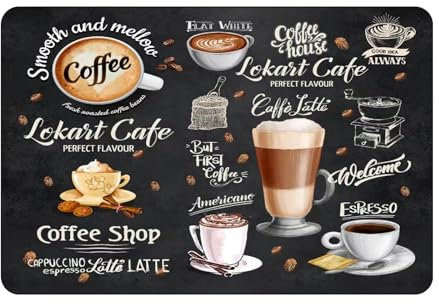 SHUNCHG Tappetino Macchina Caffe, 30x40cm Tappetino Assorbente Cucina, Tappetini per Lavello da Cucina Accessori,Tappetino Antiscivolo Assorbente Cucina per Caffe