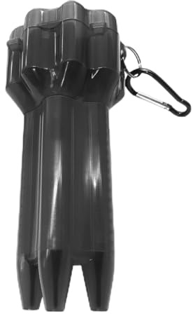Renchey Étui pour Fléchettes À Pointe Souple,Boîtier De Rangement pour Pointes Et Tiges - Étui Portable Longueur Réglable pour 3 Fléchettes pour Salle de Jeu Extérieur Maison Entraînement Garage