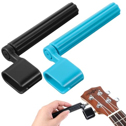 Lot de 2 manivelles à cordes pour guitare électrique, acoustique, guitare de concert