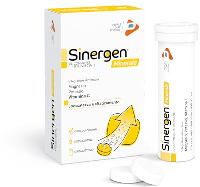 Pharma Line - SINERGEN MINERALE Integratore alimentare effervescente con vitamine e minerali, 20 compresse effervescenti