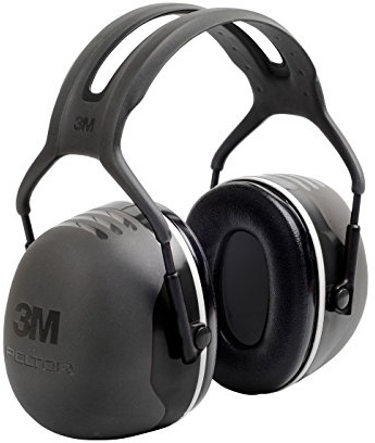 3M Peltor X5 Kapselgehörschutz X5A Kopfbügel SNR 37 dB, Schwarz