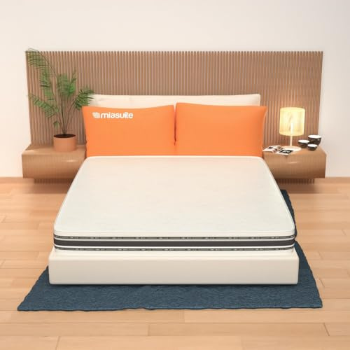 MiaSuite i sogni italiani Materasso Memory Foam Una Piazza e Mezza 120x190 cm Alto 30 cm, Sfoderabile, Ortopedico, Dispositivo Medico, 100% Made in Italy | Cabrio