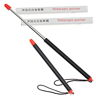 Guanyumeixin Indicador telescópico de 120 cm, puntero telescópico para profesores, pizarra y pizarra blanca, con forma de mano, puntero para enseñanza, presentaciones, formador, seminarios (2)