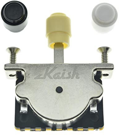 KAISH Heavy Duty 3-vägs gitarr pickup spak brytare pickup väljare brytare för Strat Tele med 3 x plasttunna toppar