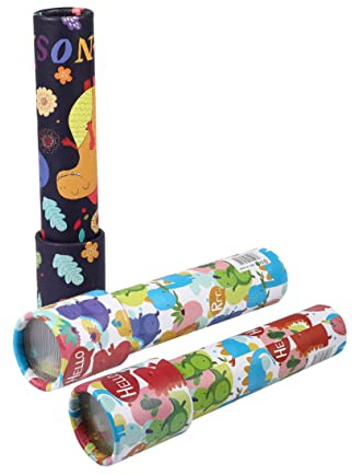 JOINPAYA 3pièces Kaleidoscopes Éducatifs pour Garçon Fille De Jouets Amusants pour Développement Précoce Et Créativité Jouets Colorés pour Garçons Et Filles Styles Aléatoires