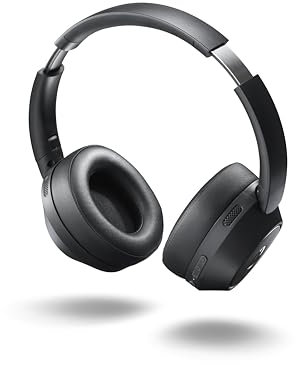 Motorola Sound - Moto XT800 ANC, Over Ear Noise Cancelling Kopfhörer, kabellos mit Schnellkopplung, Surround-Audio, 60 Stunden ununterbrochene Wiedergabe, Schwarz