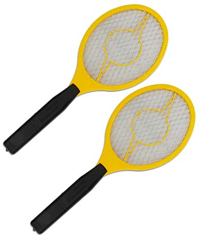 Trango tapette à Mouche électrique I Attrape-moustiques I Attrape-Mouche des Fruits I flypaper I opération d'araignées avec 2 Piles AA de 1,5 Volt (2er Pack)