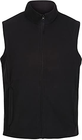 Regatta Mens Micro Fleece Bodywarmer / Gilet (XL) (Black)