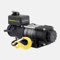 Horntools Seilwinde Gamma, 1,6 Tonnen ATV, Querstreben aus Edelstahl, Heckwindensystem (Kunststoffseil, 12 Volt)