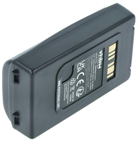 vhbw batteri lämpligt för Datalogic Skorpio X3, Datalogic Skorpio X4 Mobildator scanner (5200 mAh, 3,7 V, litium)