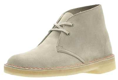 Clarks womens Desert Boot., Sand Suede, 8.5