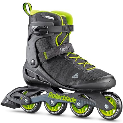 Rollerblade Zetrablade Elite 280 - Patines en línea para Hombre, Color Negro y Verde