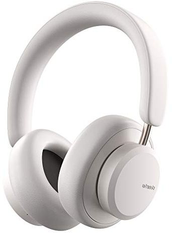 Urbanista Miami Cuffie Wireless Bluetooth On-Ear, 50 ore di Riproduzione, Cancellazione Rumori Attiva, Set con Microfono, Ricezione On Ear con Custodia per Trasporto, Perla Bianca