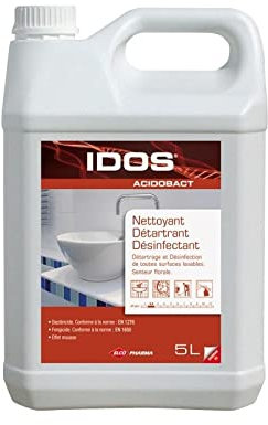 IDOS ACIDOBACT Nettoyant Détartrant Dés infectant Parfumé - 5L