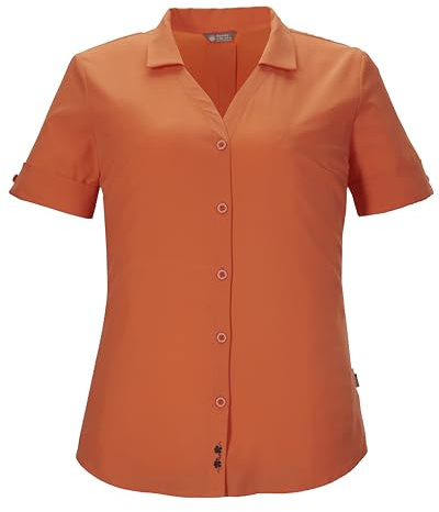 killtec KOS 35 WMN WVN SHRT Blusa Funcional, Coral, 36 Women´s