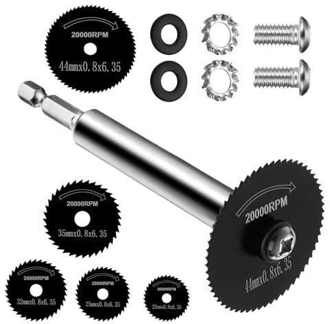 Cortador de tubos de PVC de 1/4 pulgadas, compatible con taladro y destornillador de impacto, reemplaza 5 cuchillas