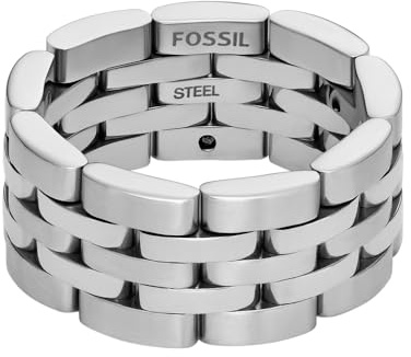 Fossil Bagues en acier inoxydable pour hommes