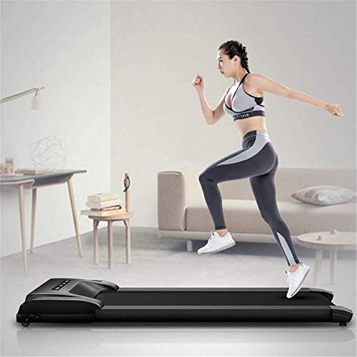 HCZKIUJY Cintas de Correr Plegables Cinta de Correr para el hogar Runninghine Running Incline LCD Reloj de Pulsera de Pendiente Fija con Control Remoto