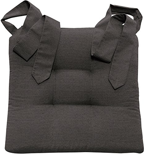 JEMIDI Stuhlkissen Sitzpolster 42x46x7cm - Indoor Outdoor Sitzkissen extra dick - Sitzauflage mit Schleifenband für Esszimmer Stuhl Gartenstuhl