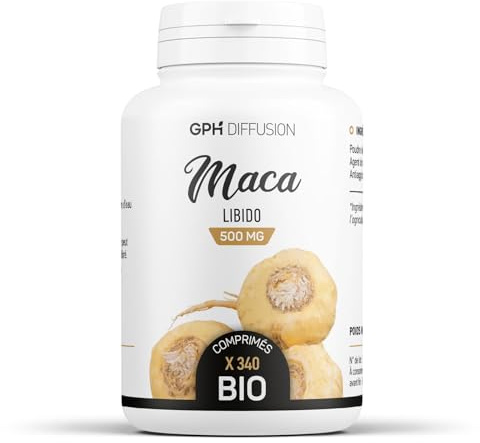 Maca Bio du Pérou 500mg - 340 Comprimés