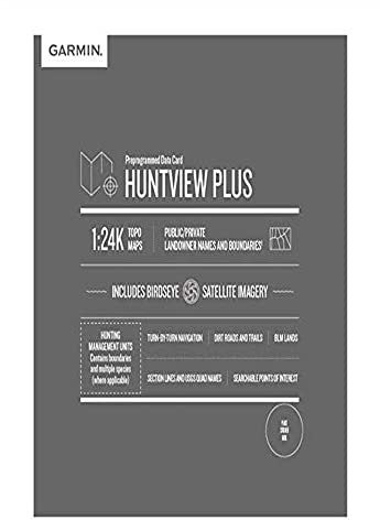 Garmin Huntview Plus, vorinstallierte microSD-Karten mit Jagdmanagement-Einheiten für Garmin Handheld-GPS-Geräte, Mississippi