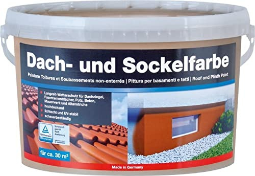 Baufan Dach- und Sockelfarbe 5 Liter Terra