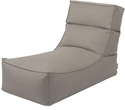 Blomus Outdoor Lounger Stay | 120 x 60 x 40 cm | Earth | Wasserabweisend | Relaxliege für Balkon, Garten & Terrasse | Schnelltrocknender Sitzsack aus wetterfestem Textil