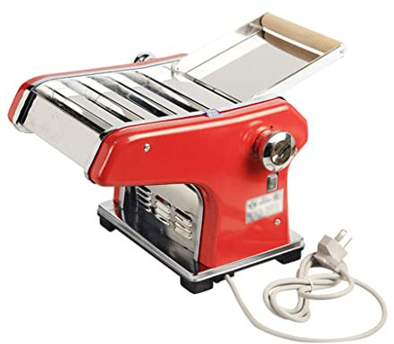 HSWOYEA Máquina para Hacer Pasta eléctrica y Fideos Máquina automática para Hacer Pasta Máquina compacta para Hacer Pasta casera Fideos Espaguetis Masa Fresca