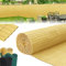 LZQ Recinzione frangivista in PVC bambù, 200 x 600 cm, per balcone, balcone, pannello con lamelle rinforzate, giardino, balcone, terrazza