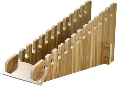 Espositore a più livelli per piastrelle, grande supporto da pavimento per organizzare carte, cornici, immagini, riviste, libri e telefoni