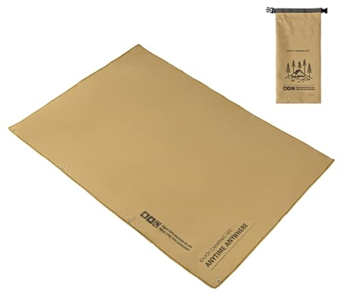 Tent Flooring – Waterproof Carpet Mat for Camping | PU Waterproof Layer, Protective Tent Footprint with Storage Bag, Keeps You Warm and Dry, Heavy Duty Floor Saver for Outdoor Trips Travel Accessories