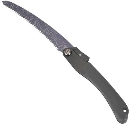 Sierra De Mano Plegable, Herramienta de Jardinería Robusta para Podar Madera, Cuchilla de Corte para Jardinería Supervivencia Carpintería Caza Tala Paisajismo Bushcraft Mochilero