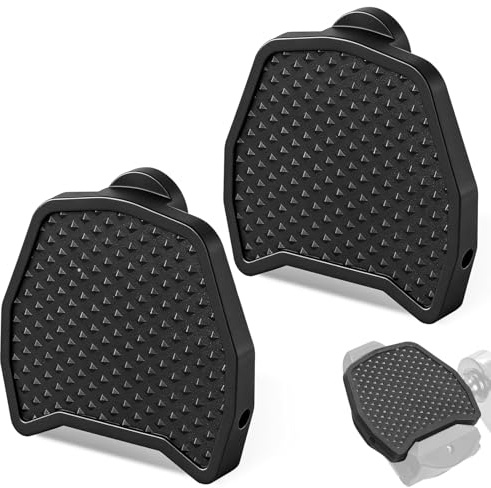 Hiacinto Set of 2 Pedals Plates, PP Adaptor for Shimano SPD-SL Click Pedals | Coffee distributor, espresso distributor, preparation before tamping, for Sage Barista Express accessories