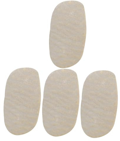 Toddmomy Replacement Cello String Pads 4Pcs Professional String Bridge Parchment Pads Soft Comfortable Instrument Accessories for Cello Bridge Protection and Easy Changing