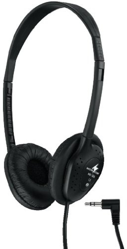 MONACOR MD-306 Stereo-Kopfhörer in Schwarz