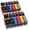 ESMONLINE 12 komp. Druckerpatronen als Ersatz zu Canon PGI-525 / CLI-526 für PIXMA MG 6100 6150 6200 6250 8100 8150 8200 8250 (12er Set)