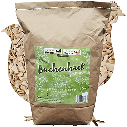 Buchenhack 3,8kg | WachtelGold - Ideale Einstreu für die Wachtel Kükenaufzucht