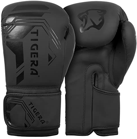 Tigera Boxhandschuhe für Männer & Frauen Training Pro Punching Heavy Bag Mitts MMA Muay Thai Sparring Kickboxhandschuhe (12oz)