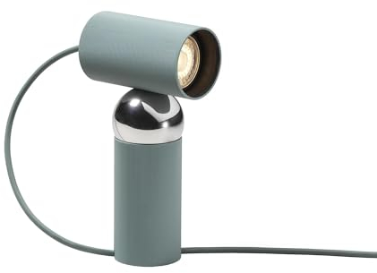 FLOS Bilboquet F0995039 lampada da tavolo regolabile direzionabile con bulbo e interruttore sage