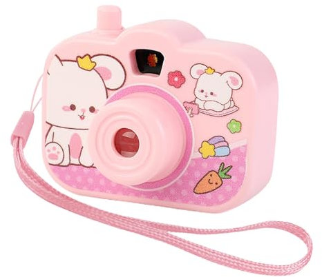 Générique Caméra De Projection Musicale Projecteur De Lumière Jouet Projecteur De Diapositives Jouets Lumineux Cognitifs Pour Animaux D'éducation Précoce Rose