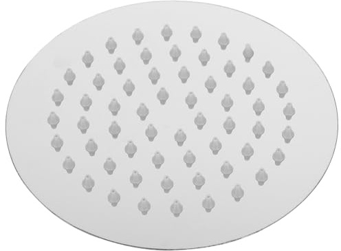 Cabezal de Ducha Lluvia Redondo Ultrafino de Acero Inoxidable Alta Presión