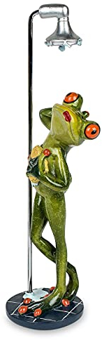 formano lustige Frösche Figur Frosch in Dusche Schwamm Poly 25 cm