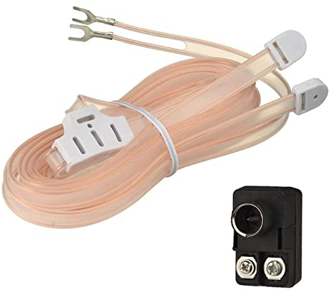 Bingfu FM UKW Zimmerantenne Wurfantenne T-Formation Kabelantenne und 300 auf 75 Ohm F Stecker Transformator Adapter für Verbesserten UKW Stereoempfang