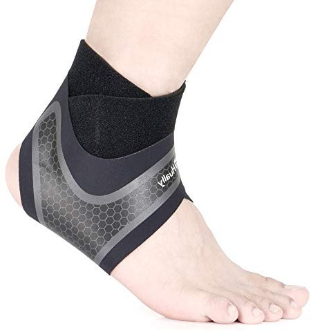 Hually Sprunggelenkbandage, 【1 Paar】 Knöchelbandage für Damen Herren, Fußbandage Unterstützt alle Größen, Fussgelenkbandage, Fußgelenkstütze stützt den Fuß beim Sport, Für Den Sportschutz