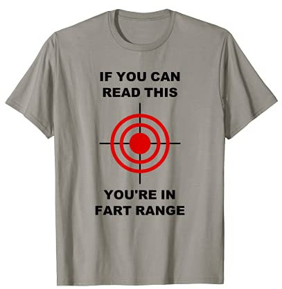 If you can read this you're in fart range drôle cadeau T-Shirt