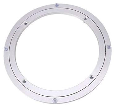 Plateau Tournant TV,Plaque Rotative Grand 50cm,Heavy Duty Mecanisme Plateau Tournant Table Lisse en Alliage D'aluminium pour D'affichages Meubles Service Show